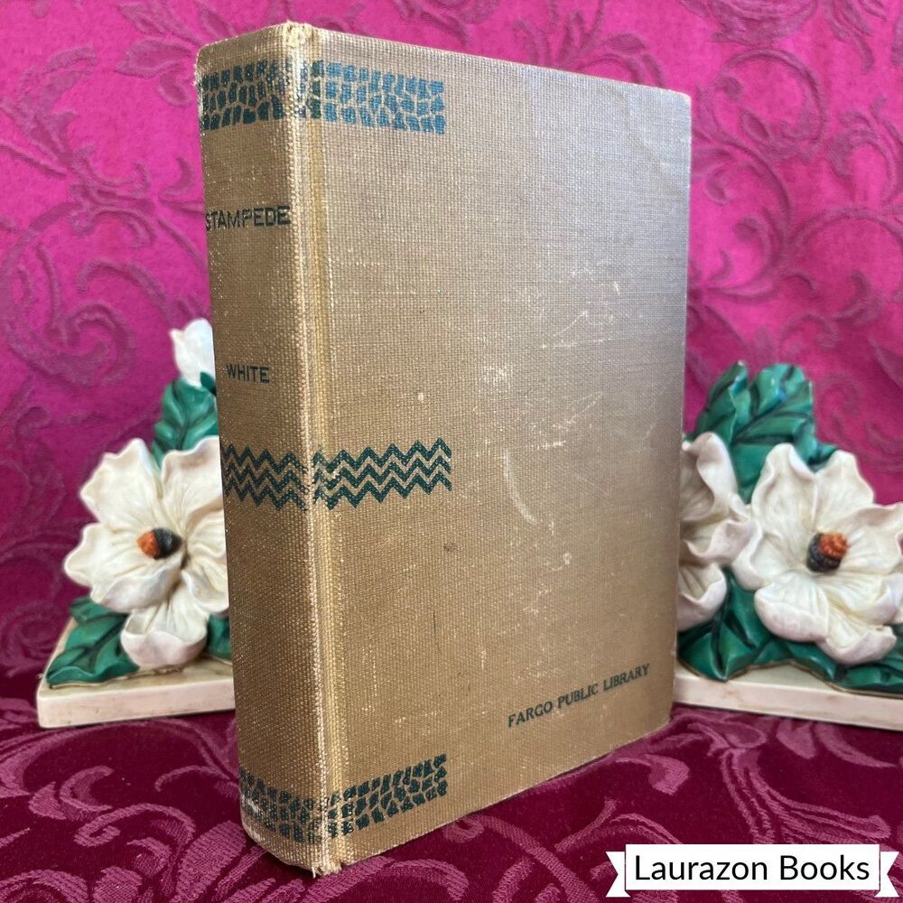 1942 Stampede by Stewart Edward White, Doubleday, First Edition (Stated)